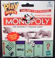 Play bites MONOPOLY scratch card