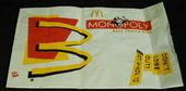 [McDonald's MONOPOLY best chance game bag]